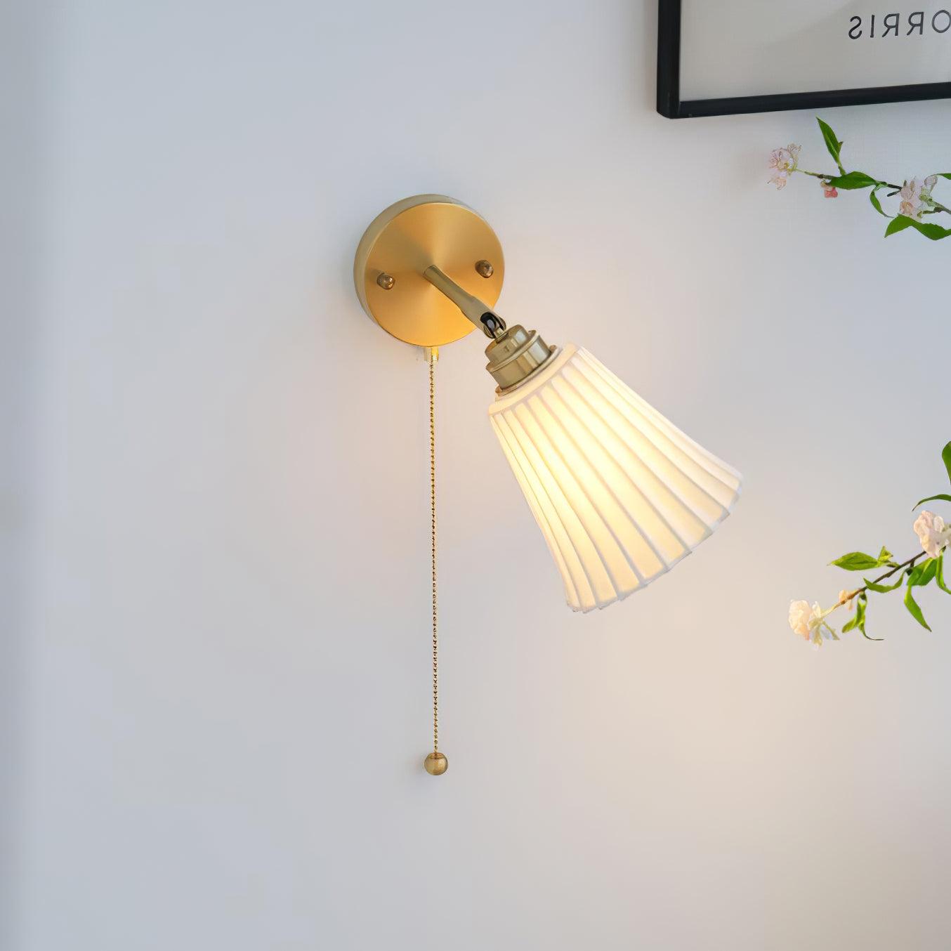 Trumpet Ceramic Wall Light - Lumpaz
