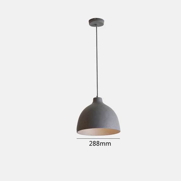 Resin Bowl Pendant Lamp Rustic Pendant Lighting - Lumpaz
