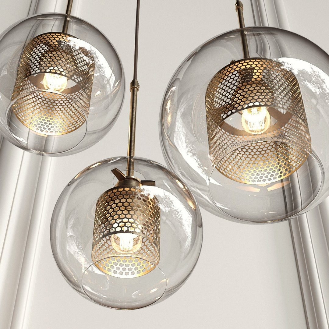 Modern Decor Chiswick Glass Pendant Light - Lumpaz