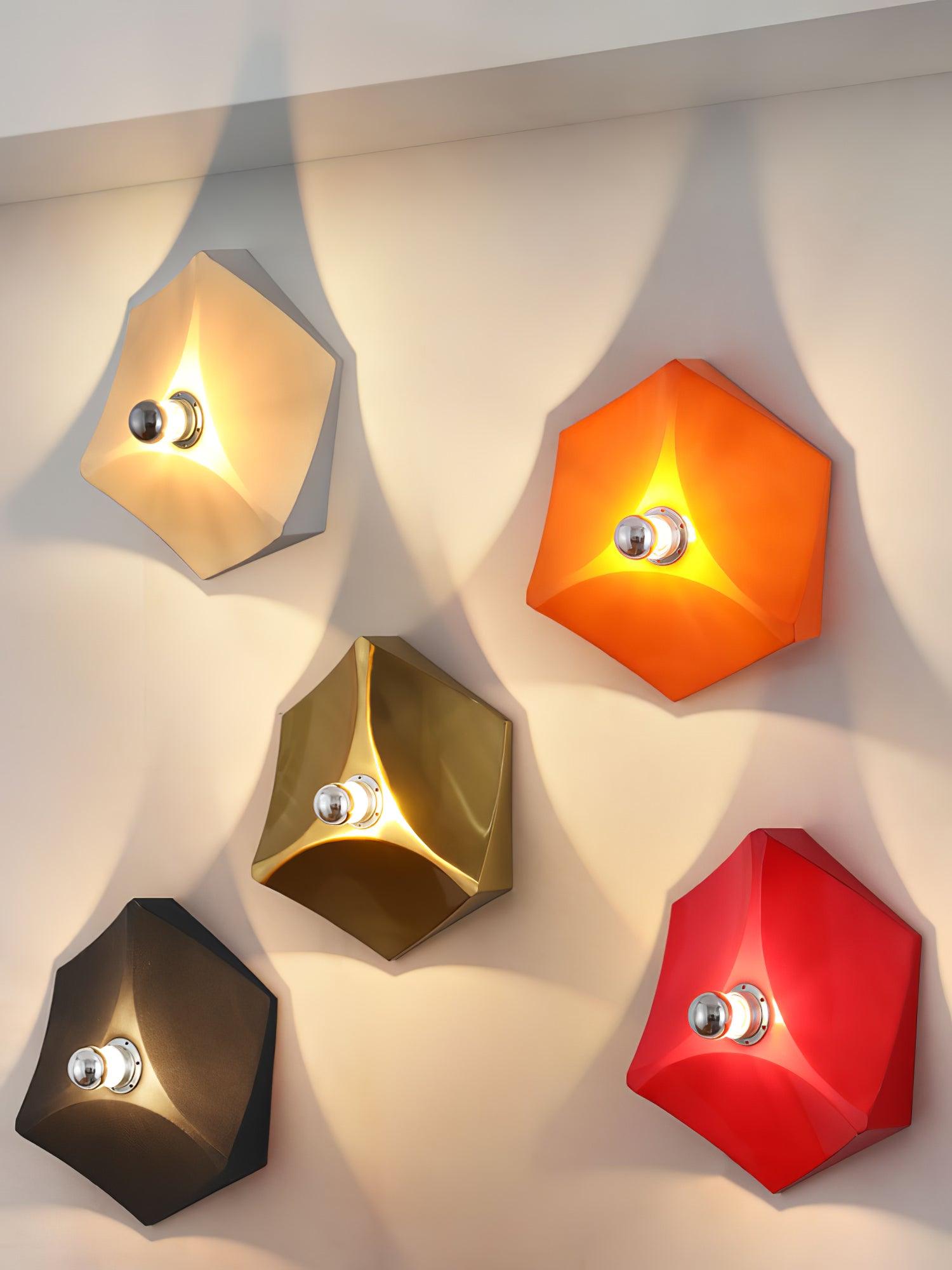 Pentagon Combination Wall Lamp - Lumpaz