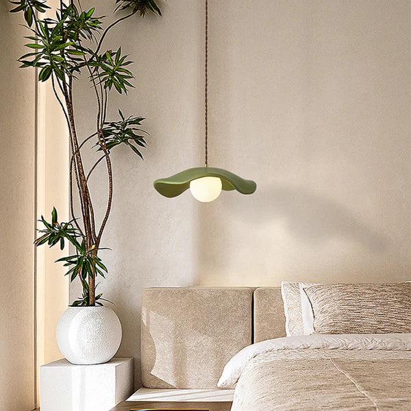 Modern Style Hat Shade Wabi-Sabi Pendant Light - Lumpaz