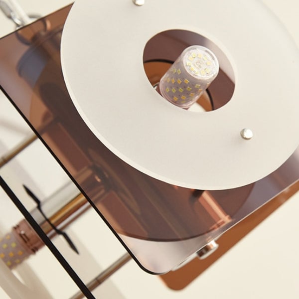 Middle Century Danish Deco Glass Hanging Lights - Lumpaz