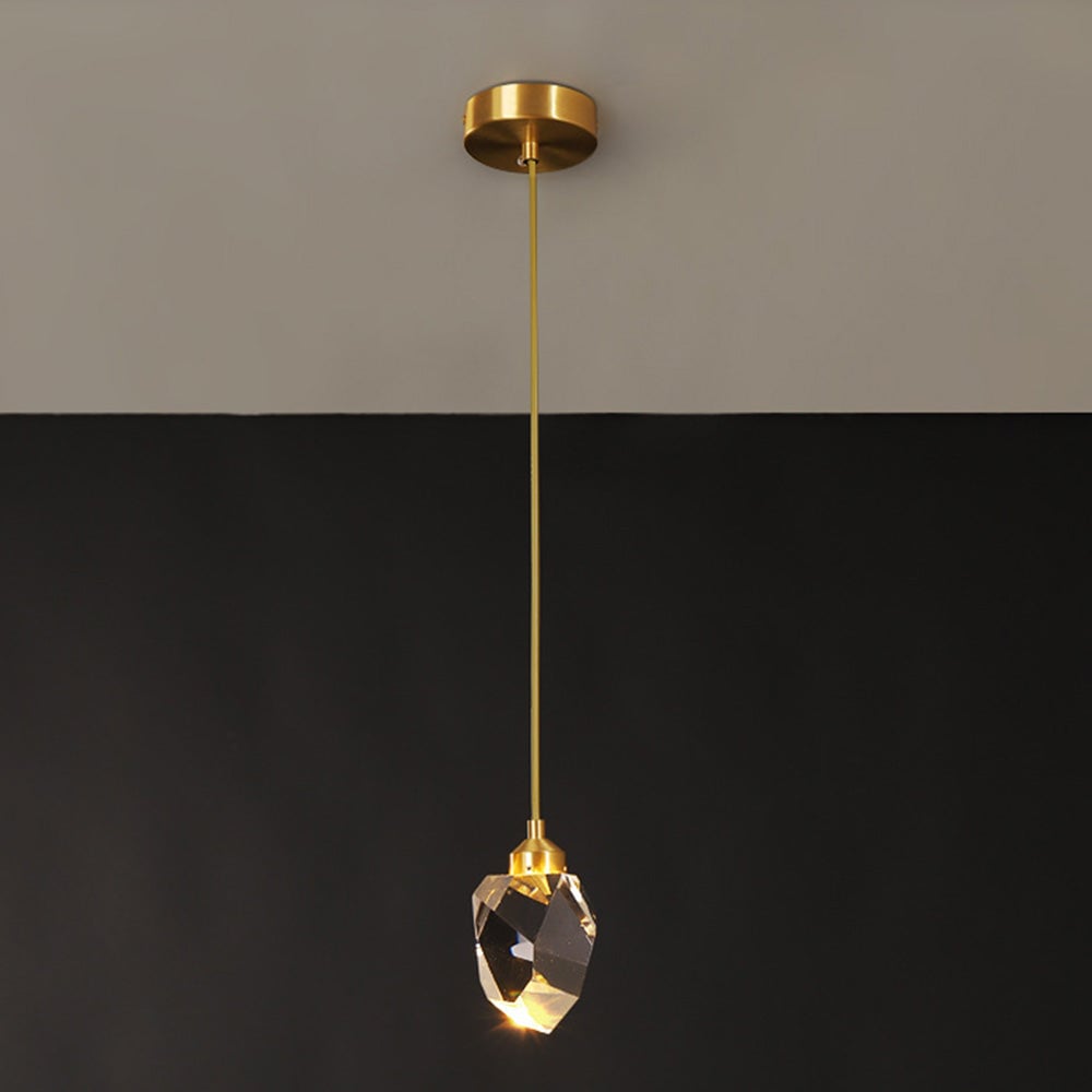 Creative Modern Crystal Gold Raindrop Chandelier - Lumpaz