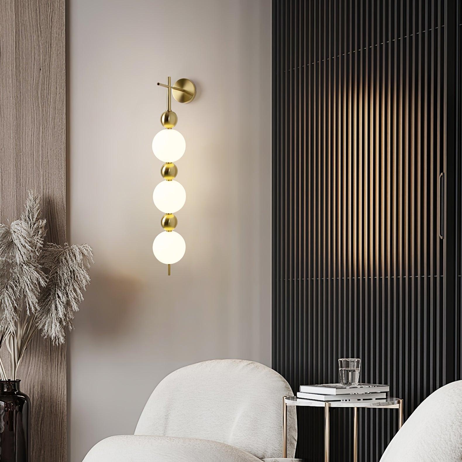Candied Haws String Brass Wall Lamp - Lumpaz