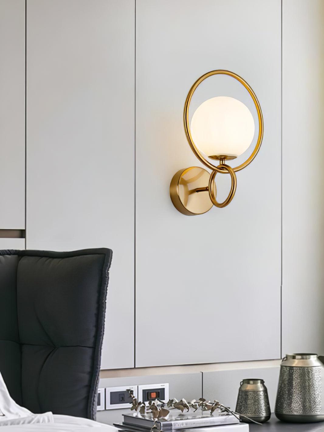 Circle Global Wall Lamp - Lumpaz
