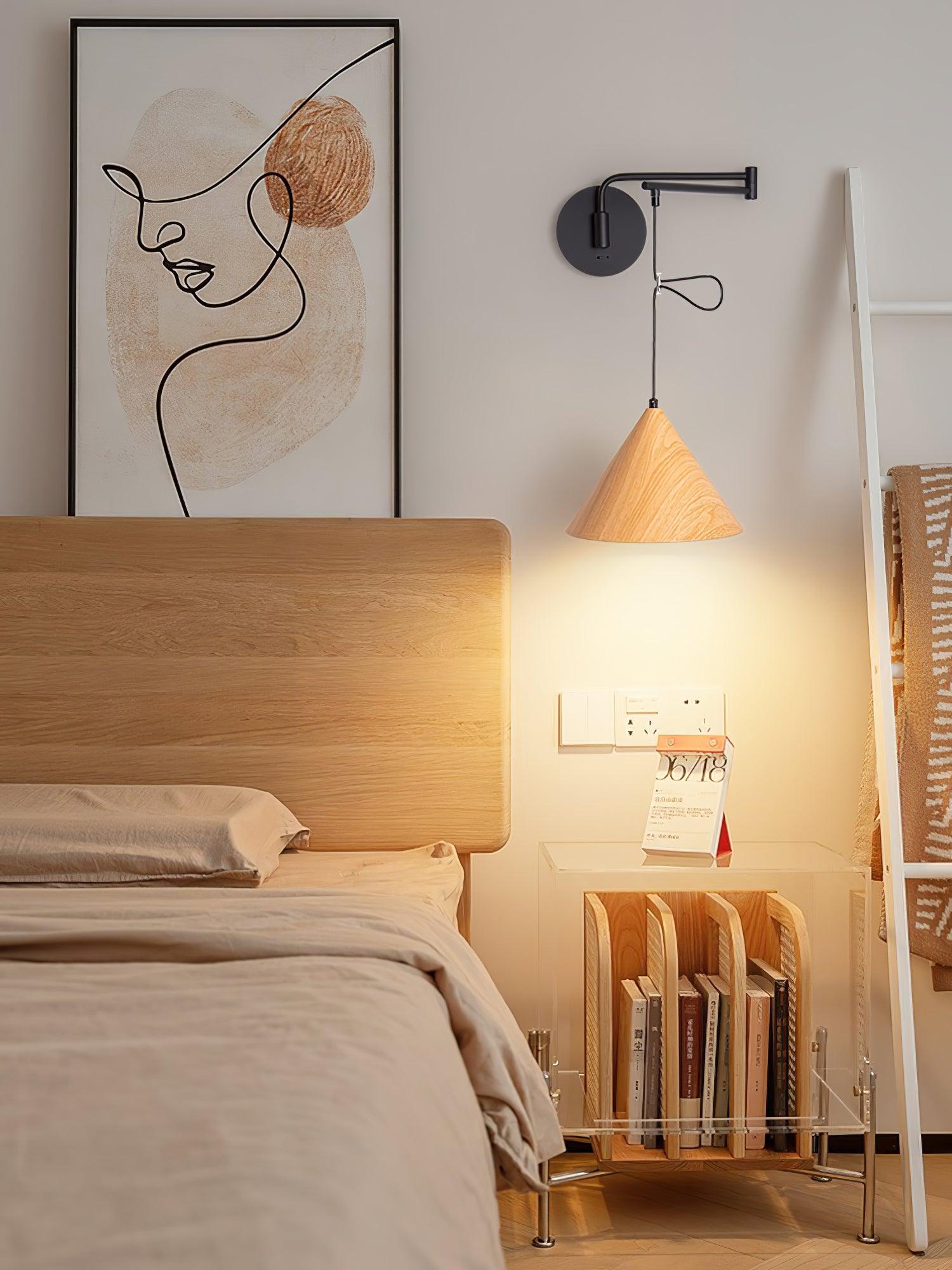 Cone Swing Arm Wall Lamp - Lumpaz