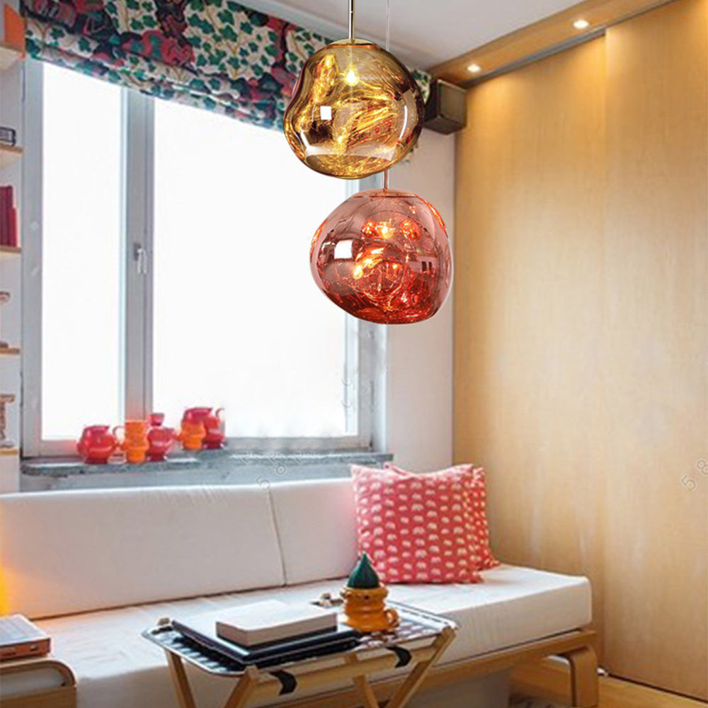 Modern Art Deco Irregular Bubble Pendant Light For Dining Room - Lumpaz