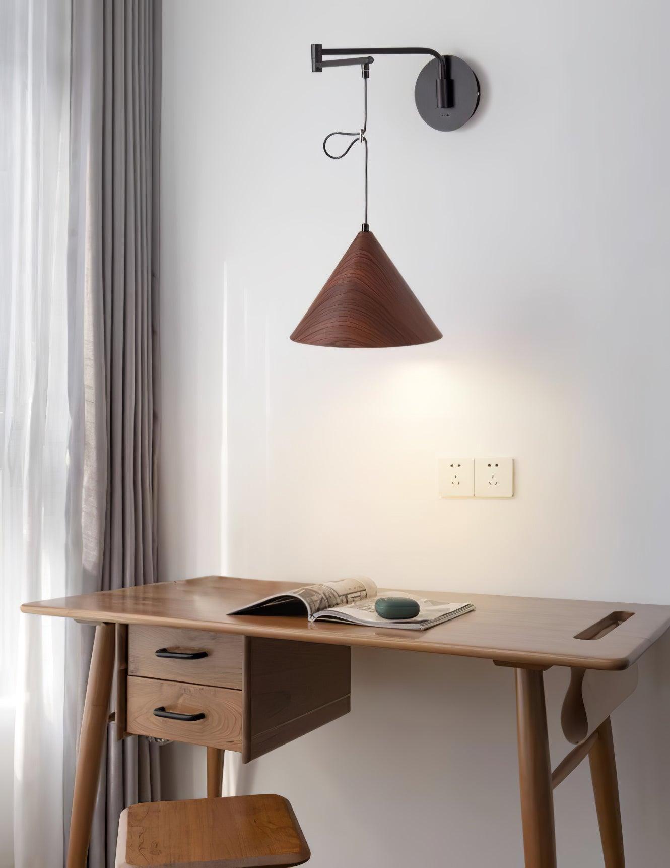 Cone Swing Arm Wall Lamp - Lumpaz