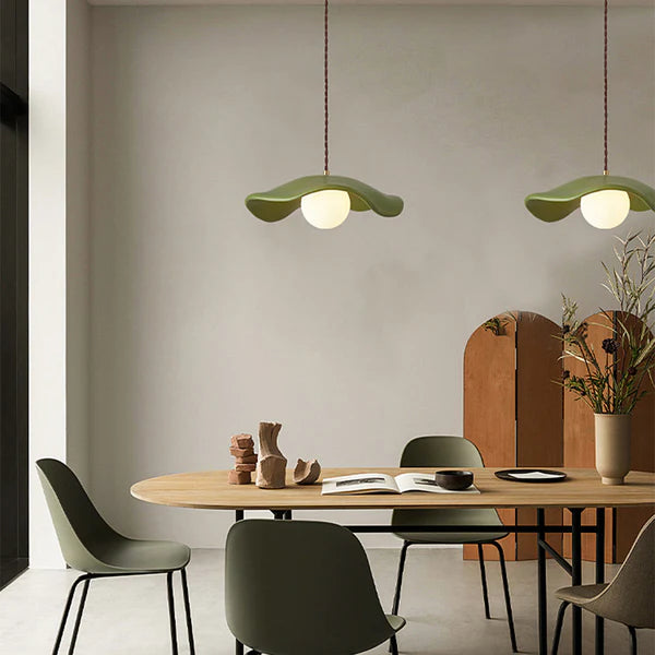 Modern Style Hat Shade Wabi-Sabi Pendant Light - Lumpaz