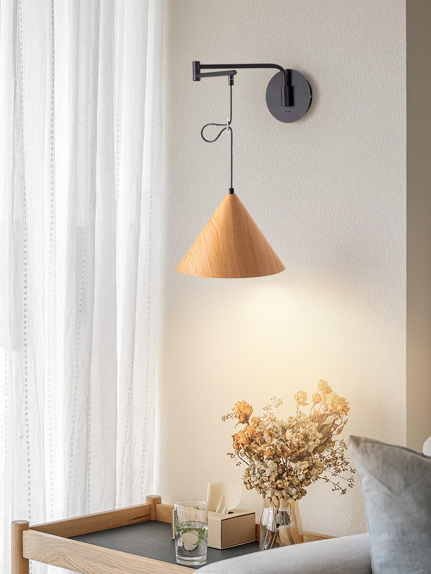 Cone Swing Arm Wall Lamp - Lumpaz