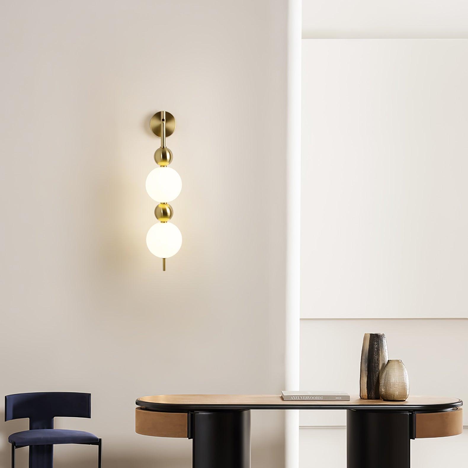 Candied Haws String Brass Wall Lamp - Lumpaz