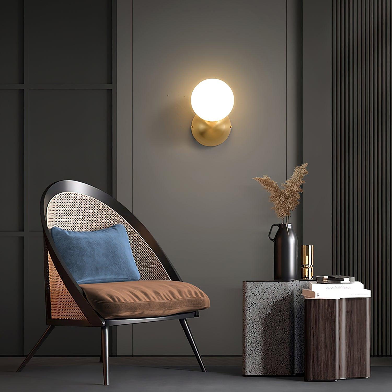 Single Globe Wall Light - Lumpaz