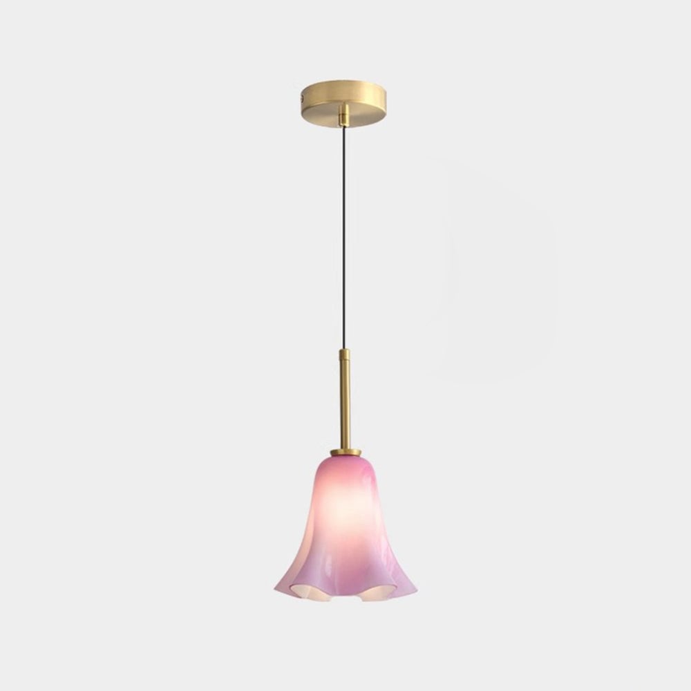 Vintage Glass Pendant Light For Bedroom - Lumpaz