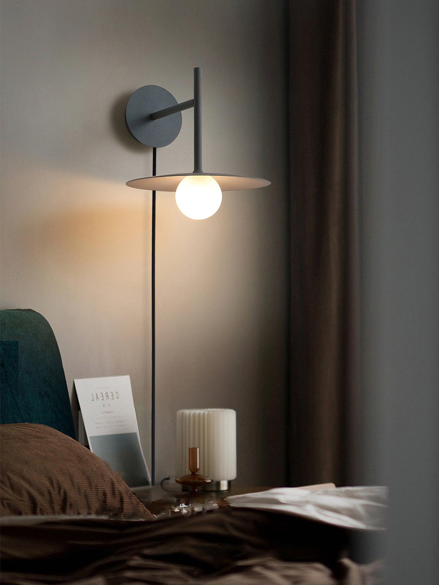 Gea Iron Plug-In Wall Lamp - Lumpaz