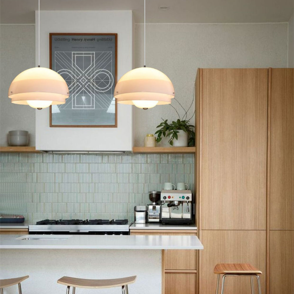 Bauhaus Nordic Cream Style Pendant Lamp - Lumpaz