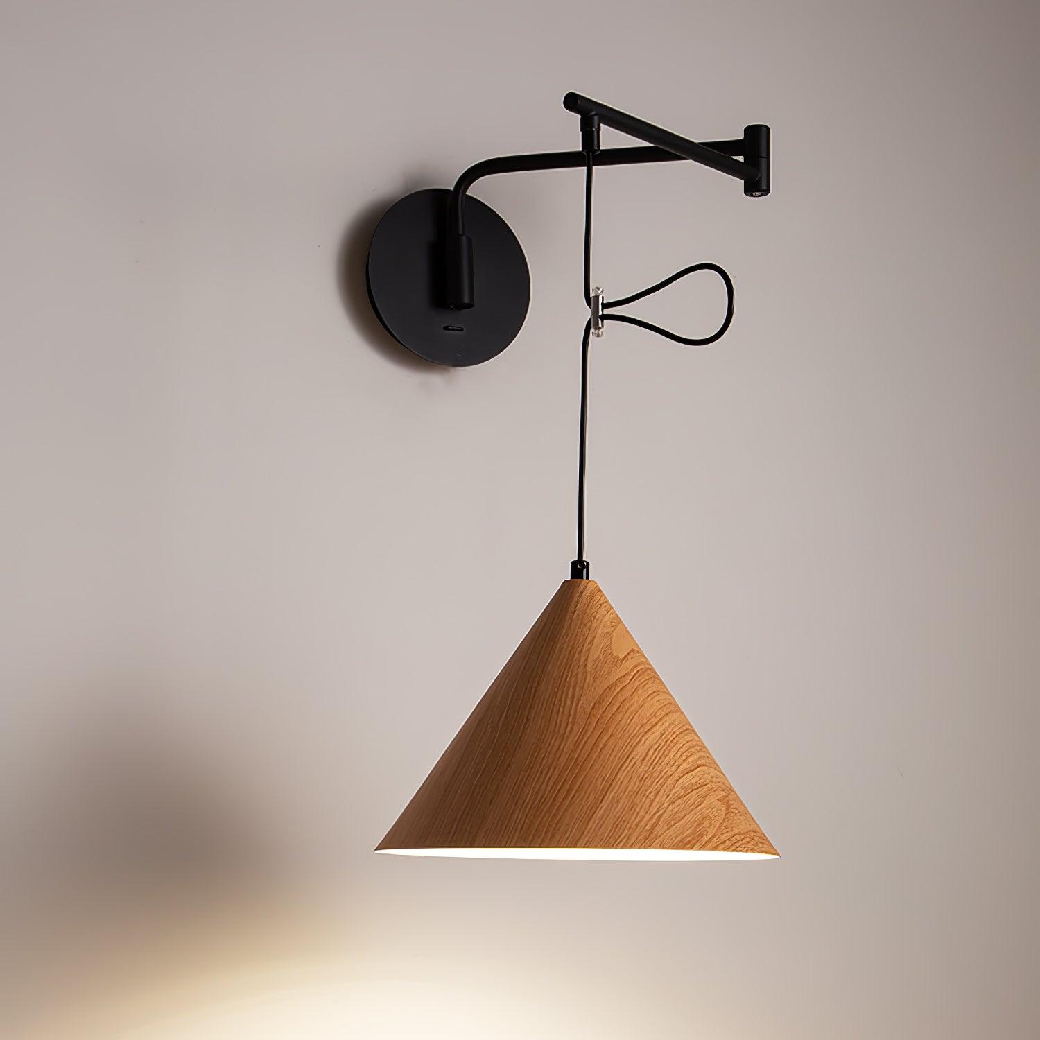 Cone Swing Arm Wall Lamp - Lumpaz