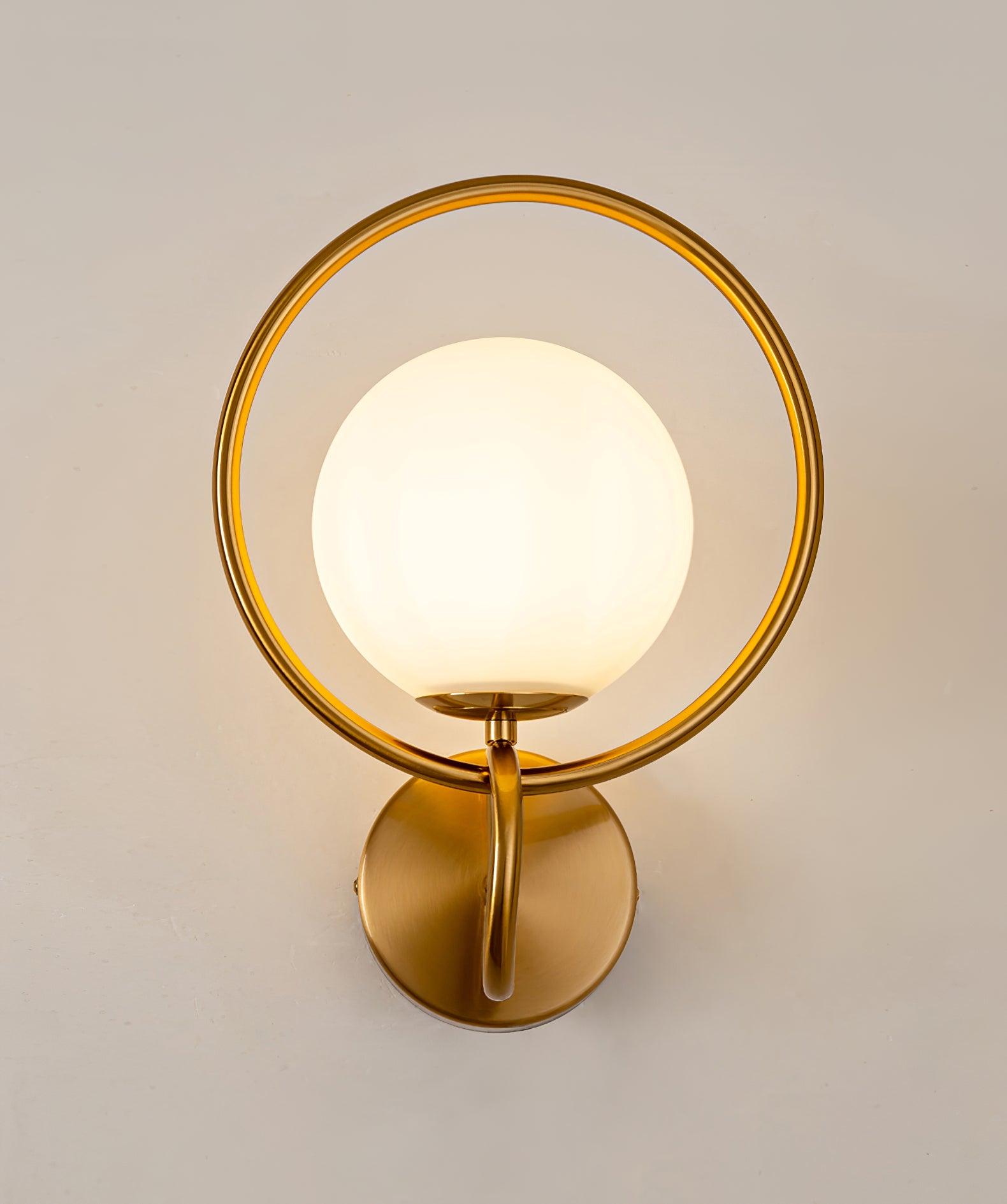 Fort Halo Gold Wall Light - Lumpaz