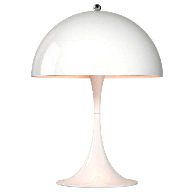 Salgado Minimalistische Tischlampe Metall, Weiß, Schlafzimmer/Wohnzimmer - Lumpaz