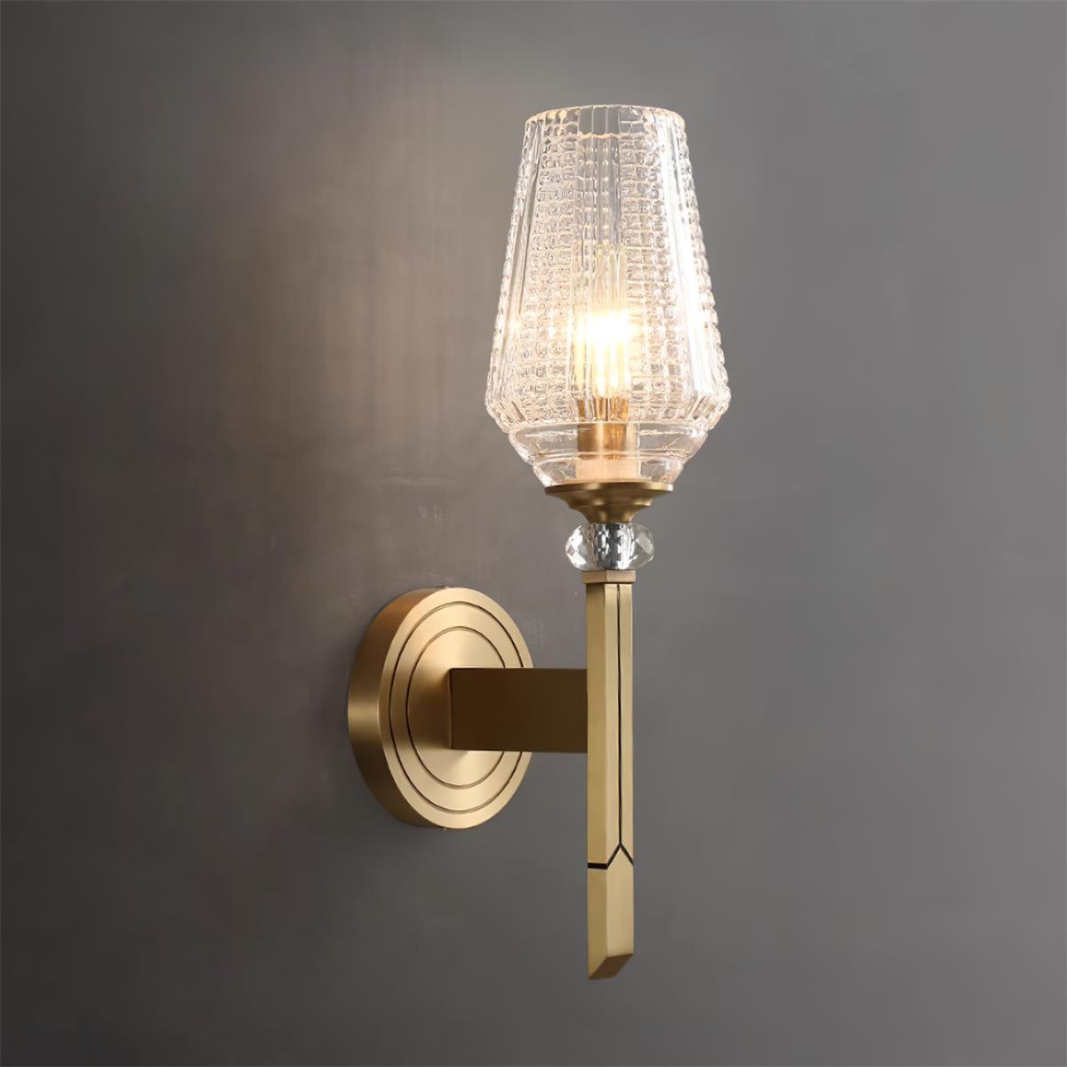 Devora Brass Wall Lamp - Lumpaz