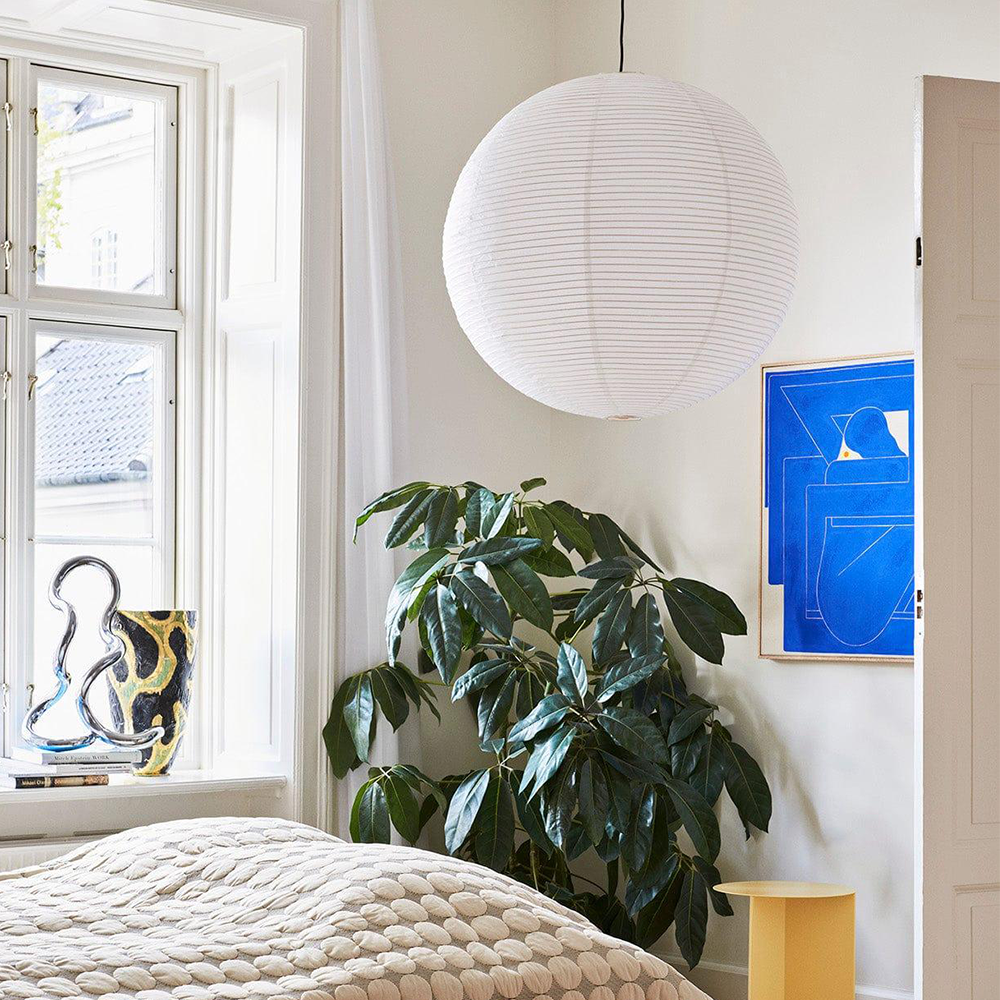 Vintage White Paper Pendant Lighting - Lumpaz