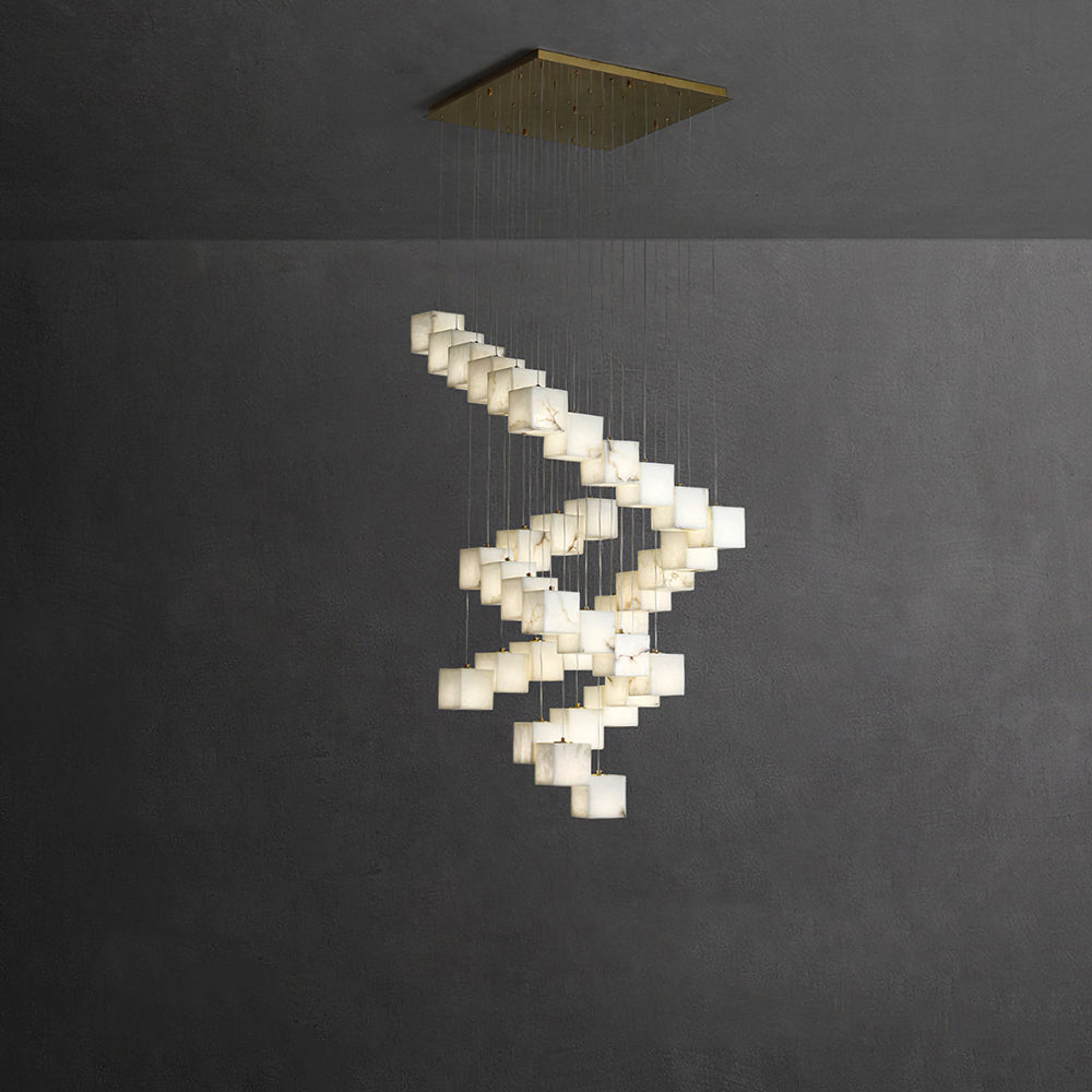 Modern Artistic Geometric Shape Elegant Hanging Light Fixture - Lumpaz