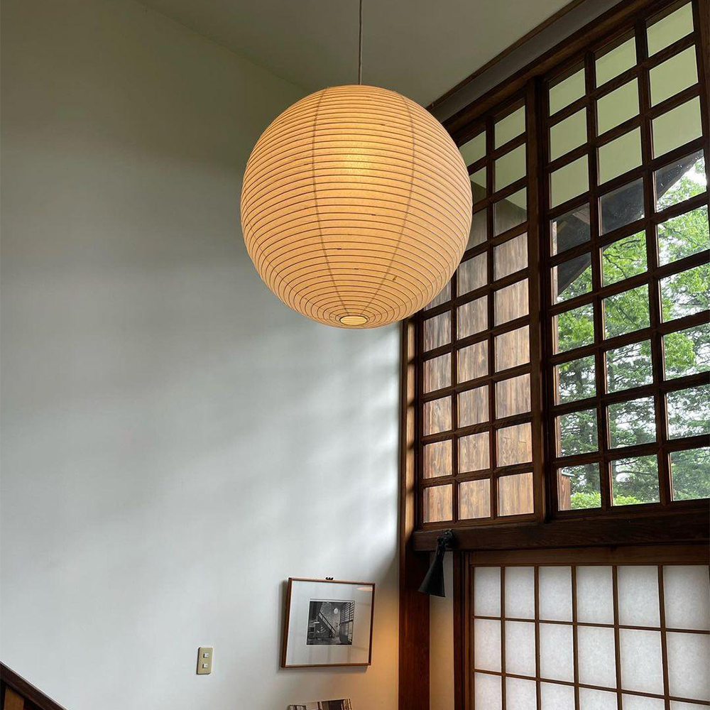 Vintage White Paper Pendant Lighting - Lumpaz