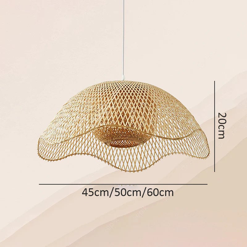 Bamboo Woven Hanging Lighting - Lumpaz