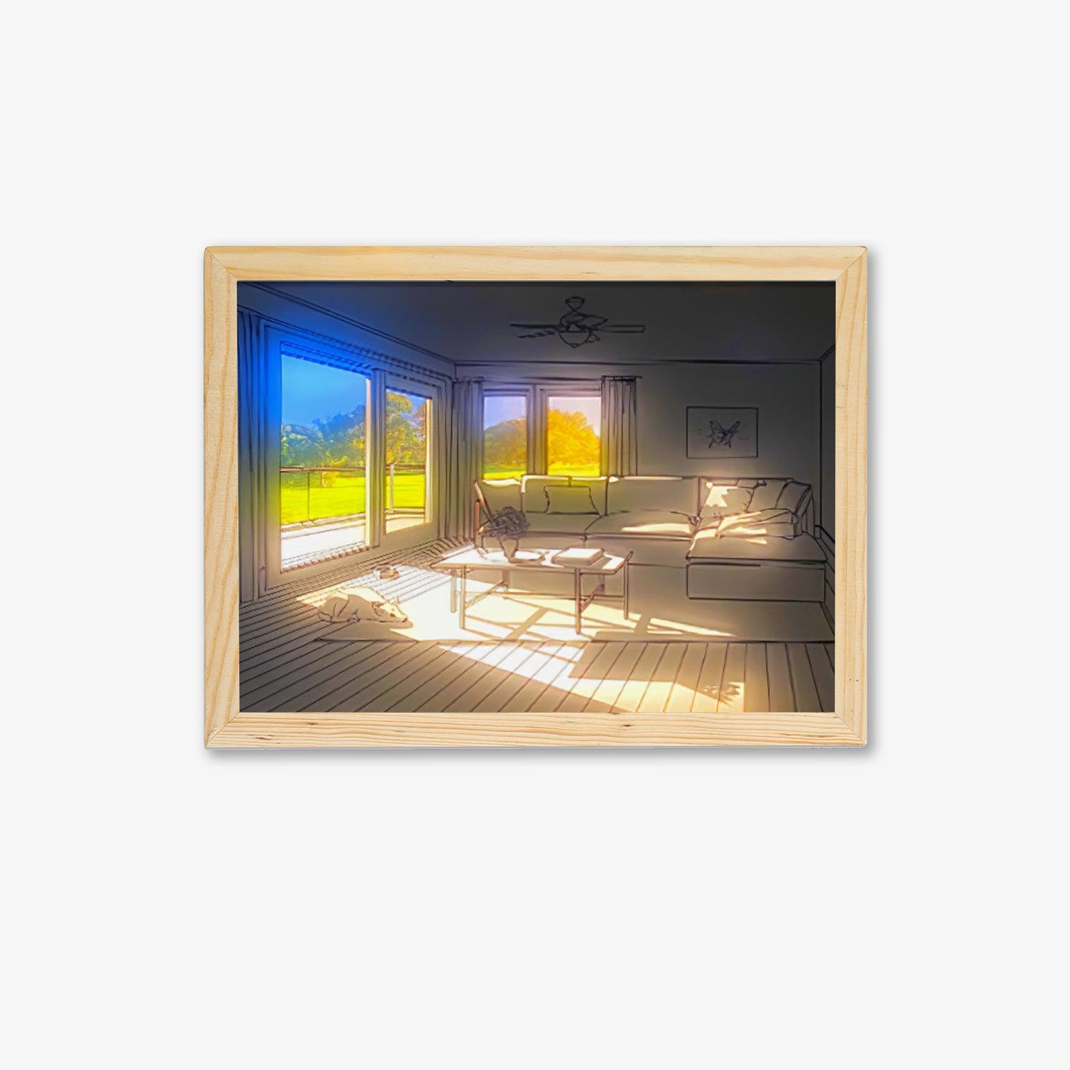 Dog Sunbathing Mural Art Lamp - Lumpaz