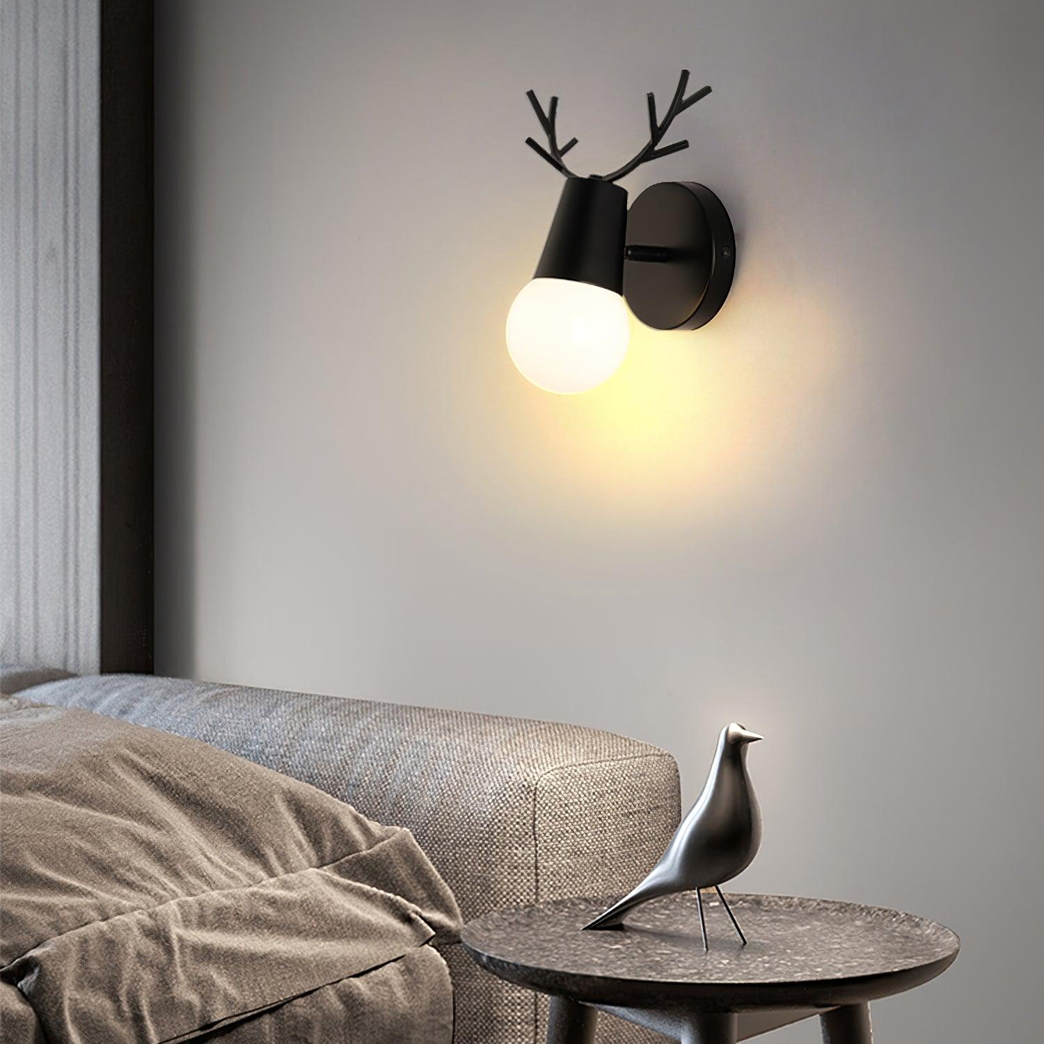 Yeknu Antler Wall Lamp - Lumpaz