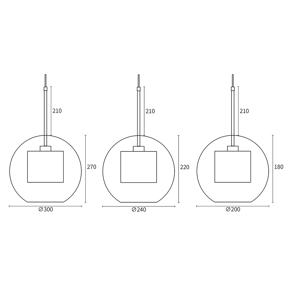 Modern Decor Chiswick Glass Pendant Light - Lumpaz