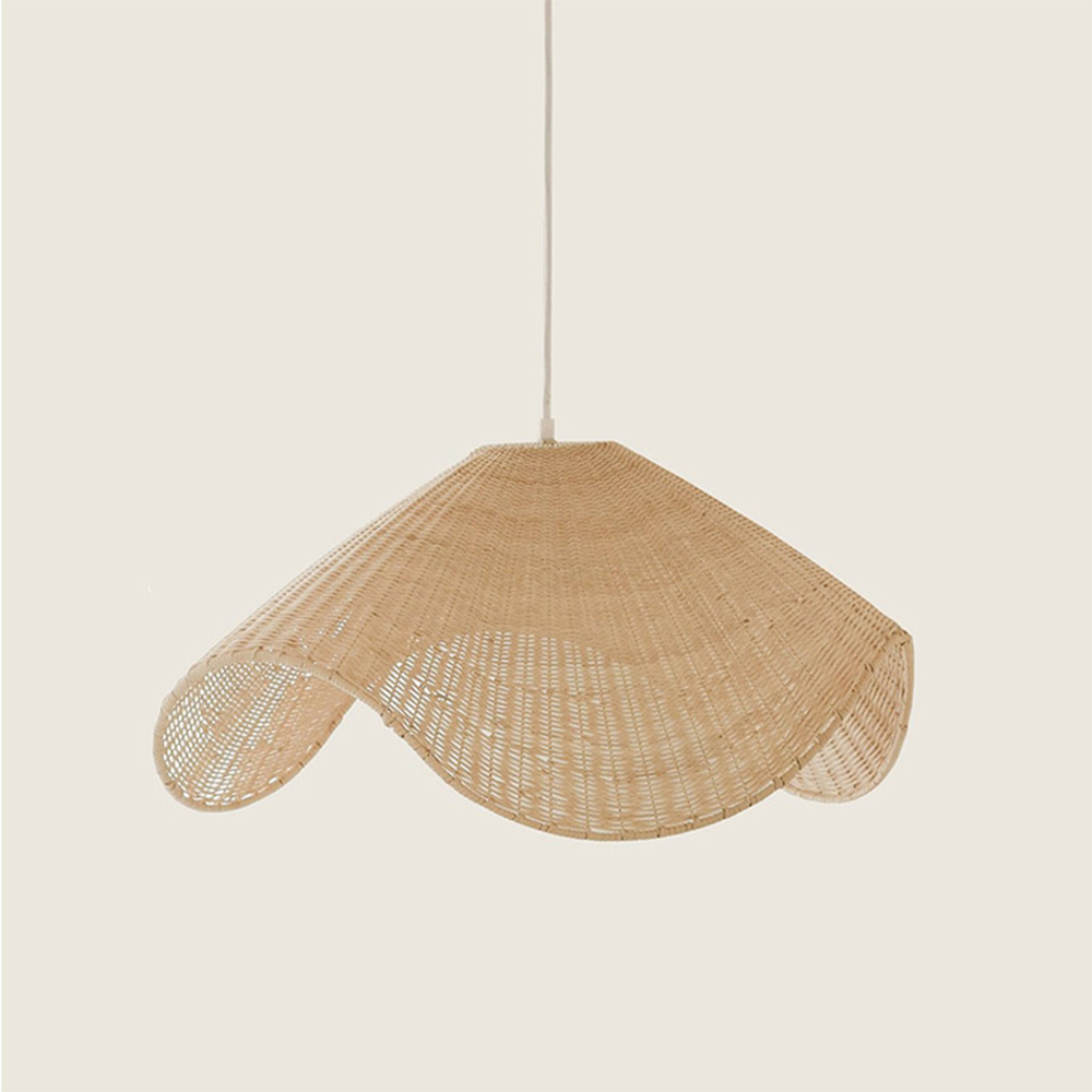 Modern Simple Handwoven Rattan Pendant Light - Lumpaz