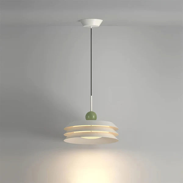 Modern Morandi Layered Metal Hanging Lights - Lumpaz