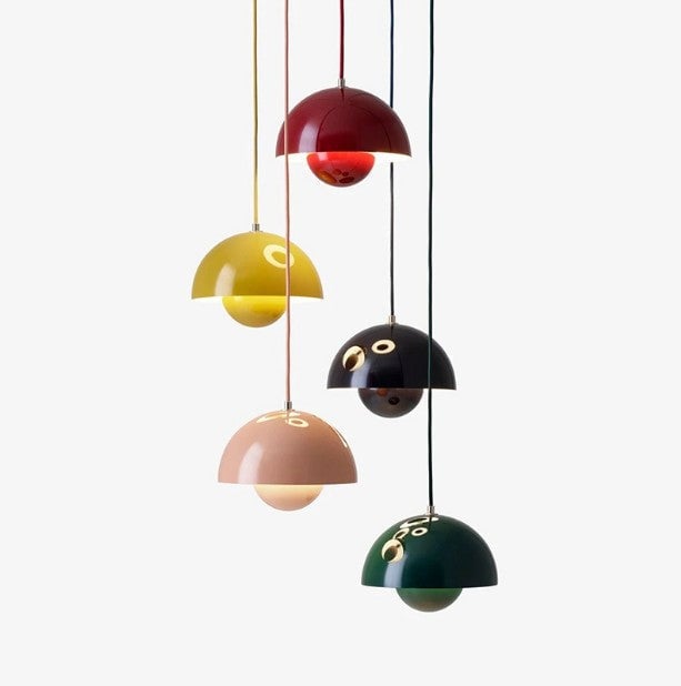 Multiple Colour Mushroom Shape Kitchen Pendant Light - Lumpaz