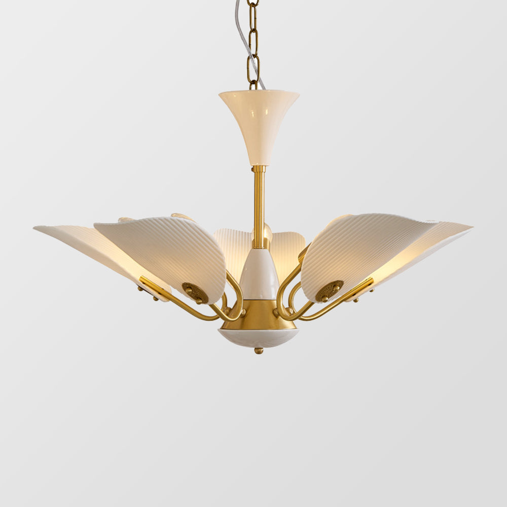 Vintage Creative Copper & Ceramic Pendant Light - Lumpaz