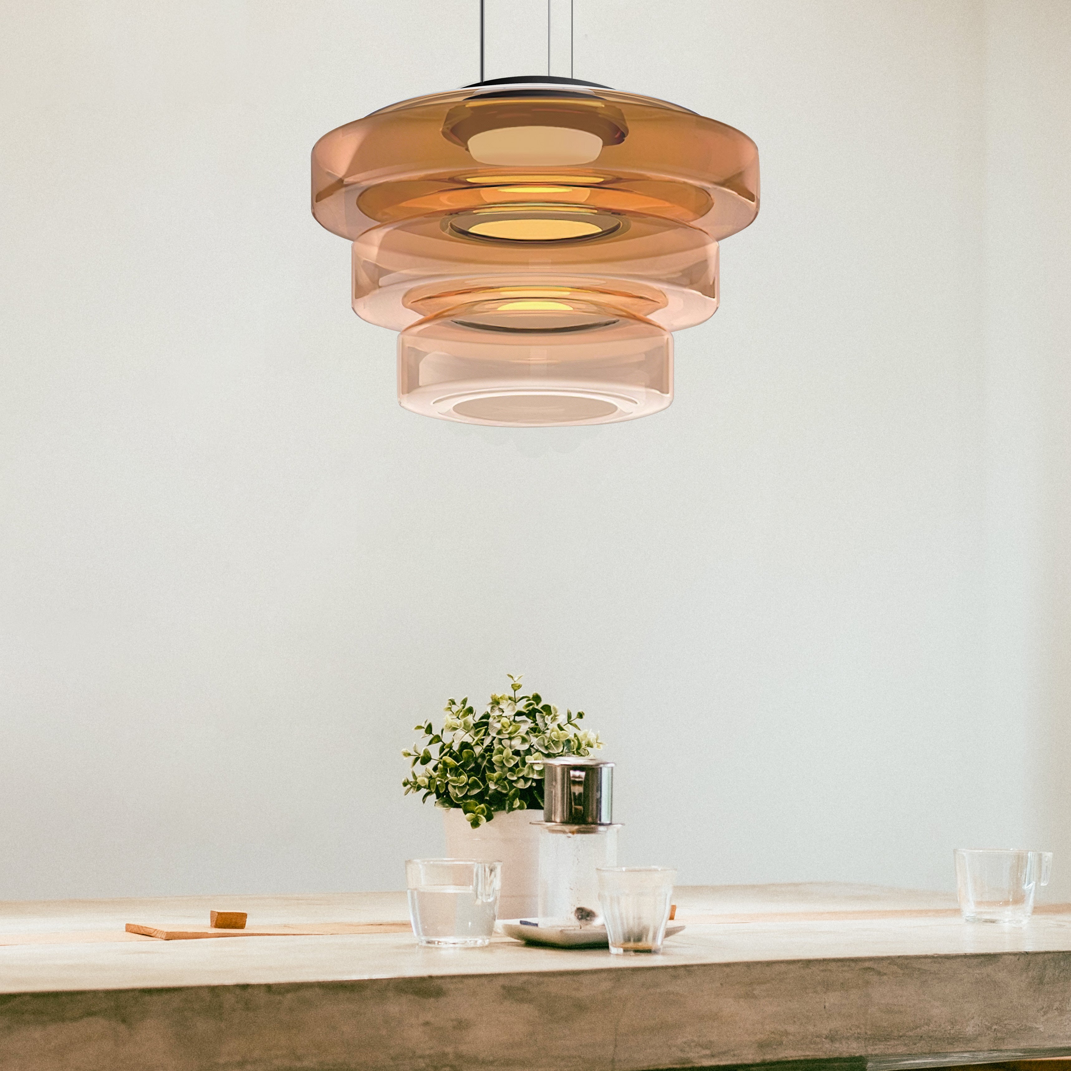 Modern Creative Glass Pendant Lighting for Dining Room - Lumpaz