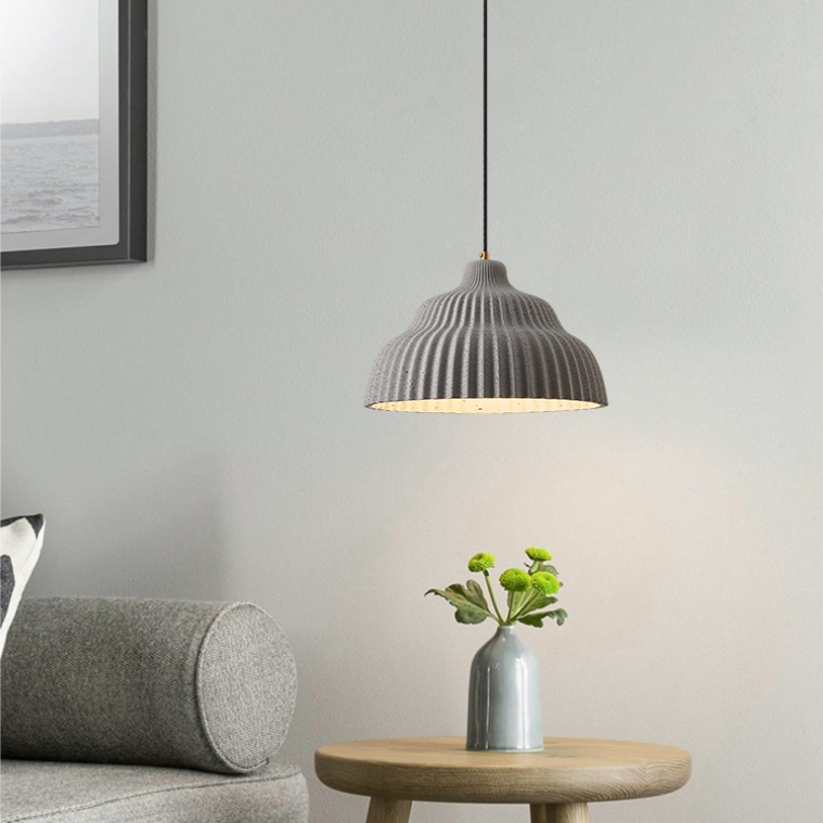 Wabi Sabi Art Resin Hanging Lamp for Dining Room - Lumpaz