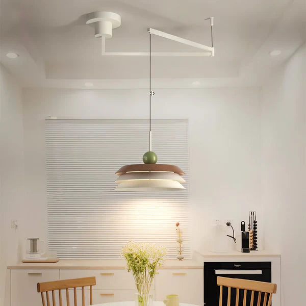 Modern Morandi Layered Metal Hanging Lights - Lumpaz
