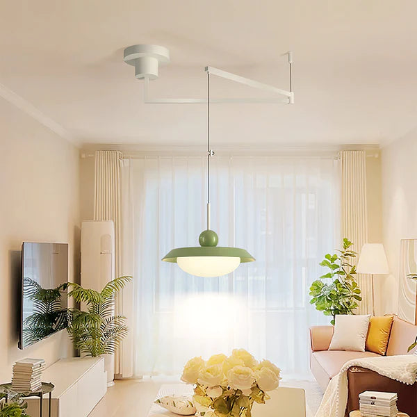 Modern Morandi Layered Metal Hanging Lights - Lumpaz