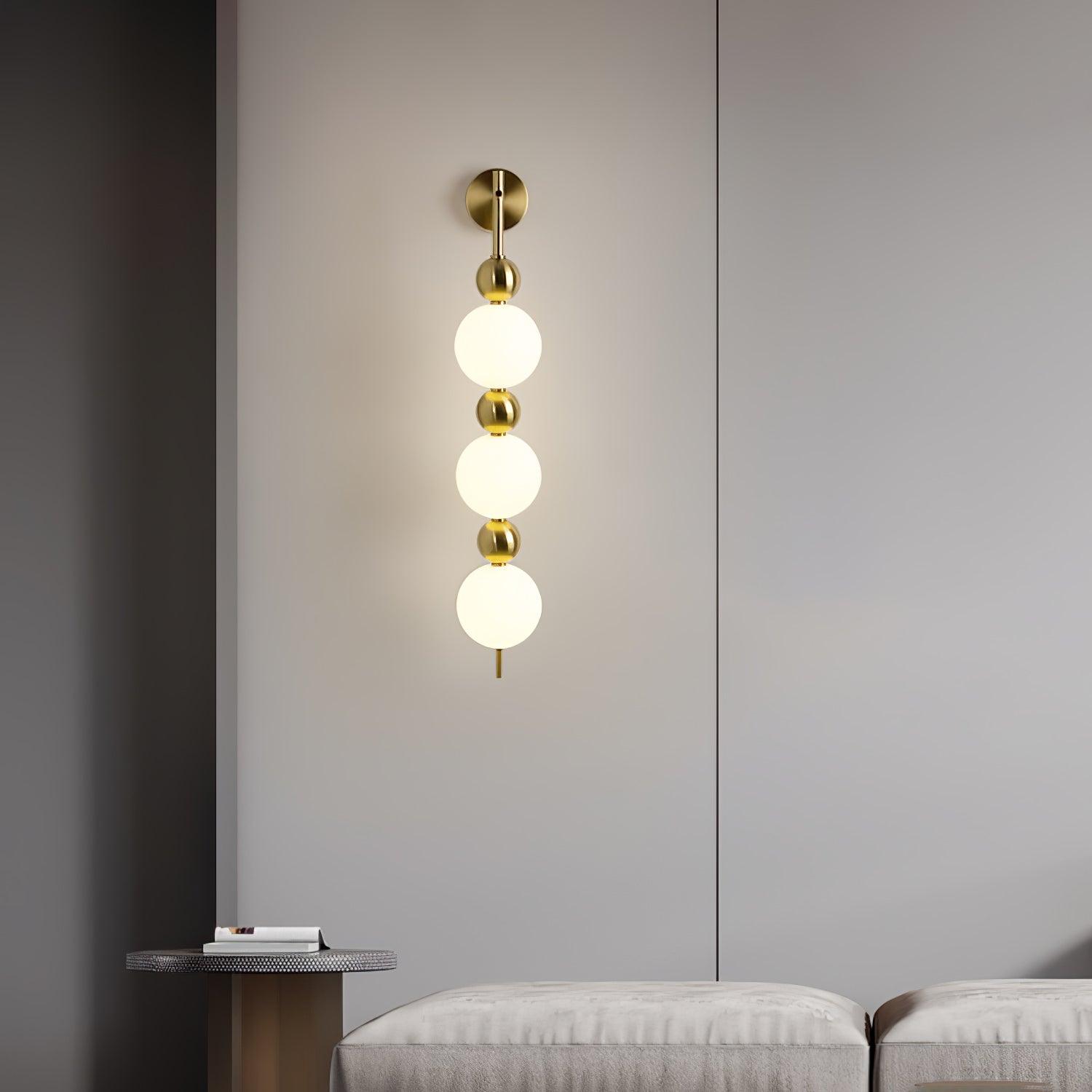 Candied Haws String Brass Wall Lamp - Lumpaz