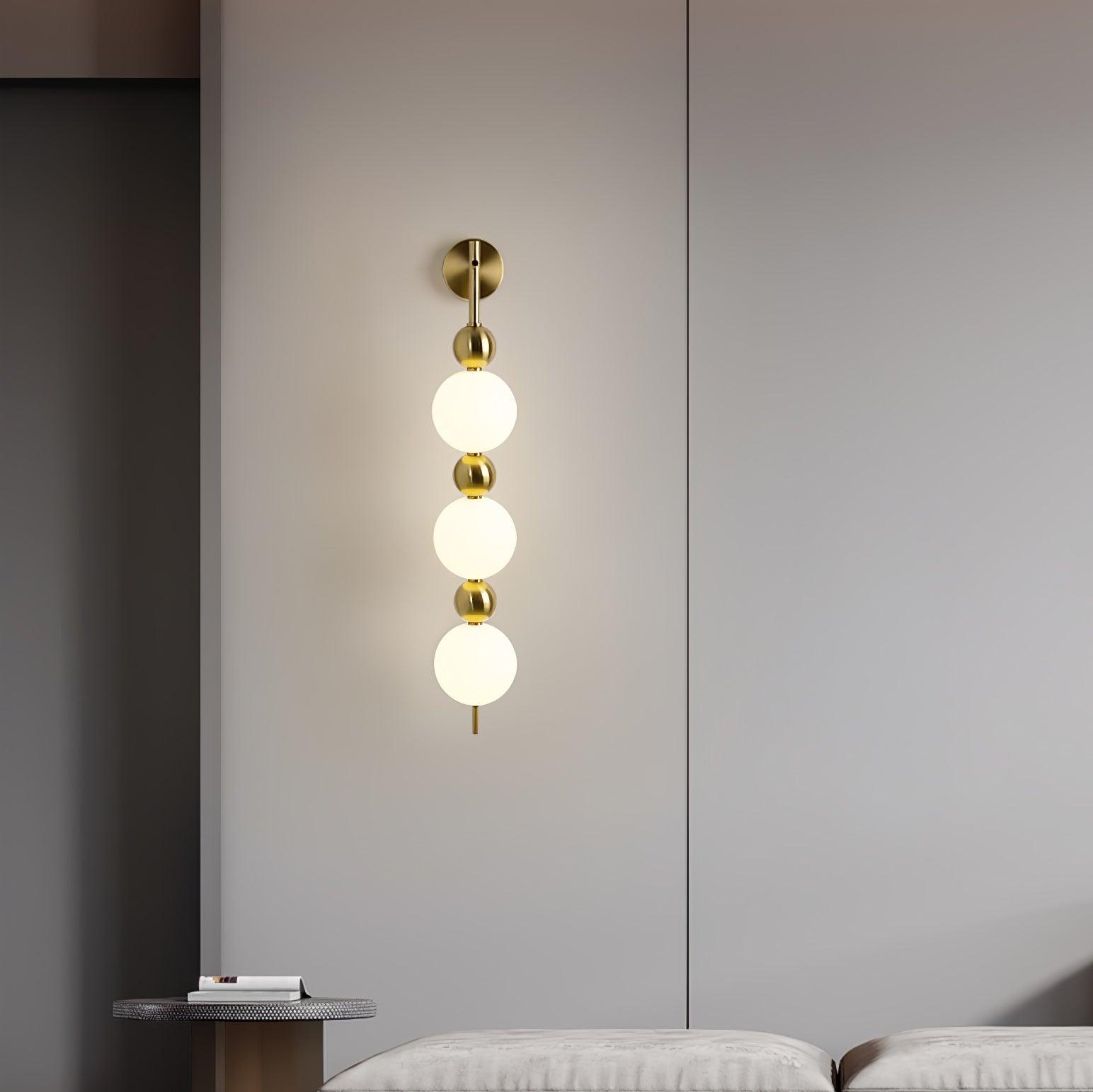 Candied Haws String Brass Wall Lamp - Lumpaz
