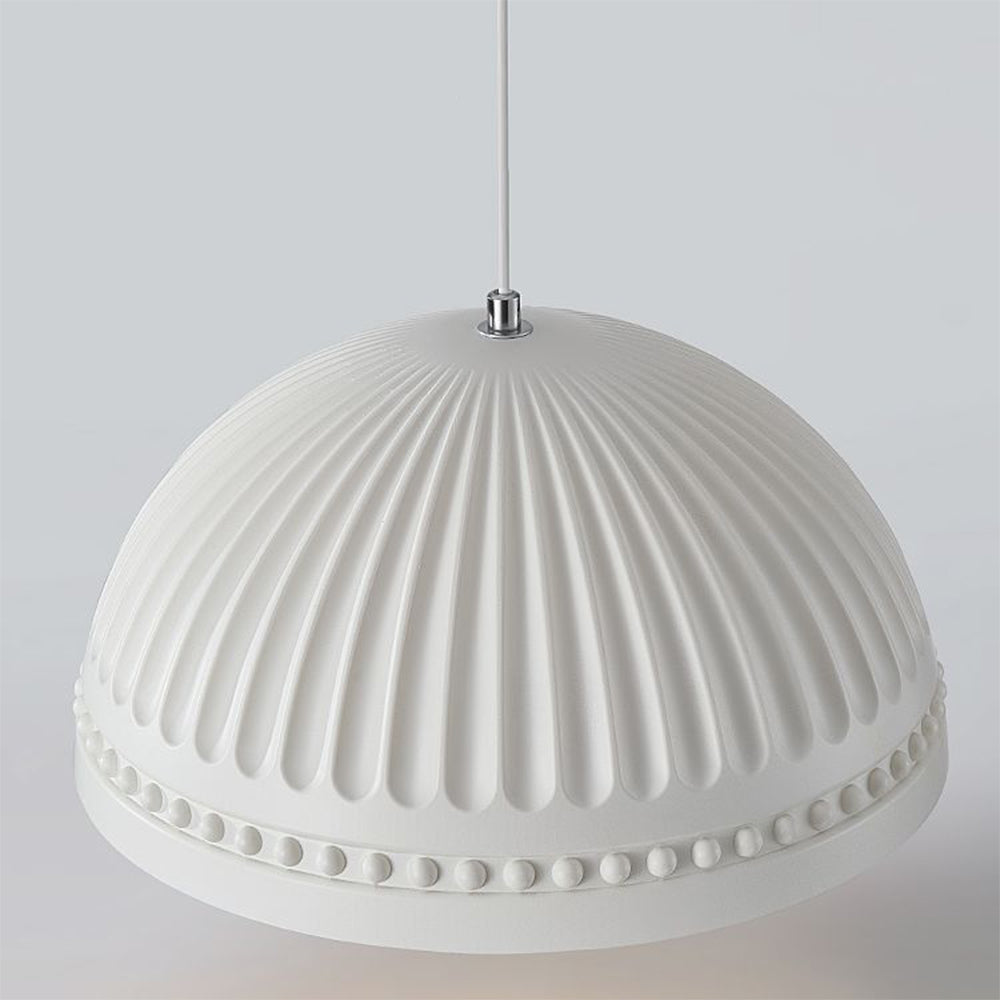 Cream Style Resin Creative Pendant Light - Lumpaz