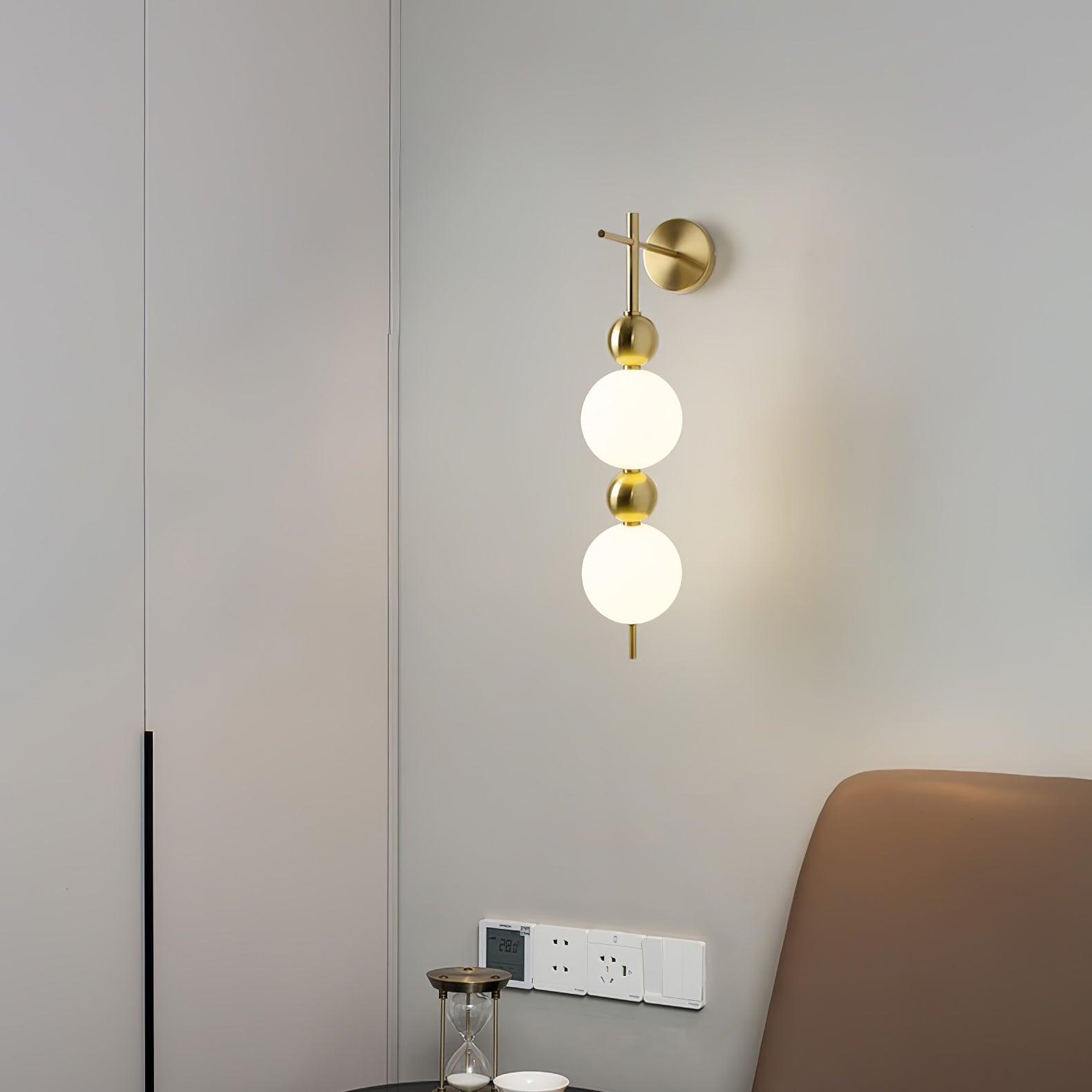Candied Haws String Brass Wall Lamp - Lumpaz