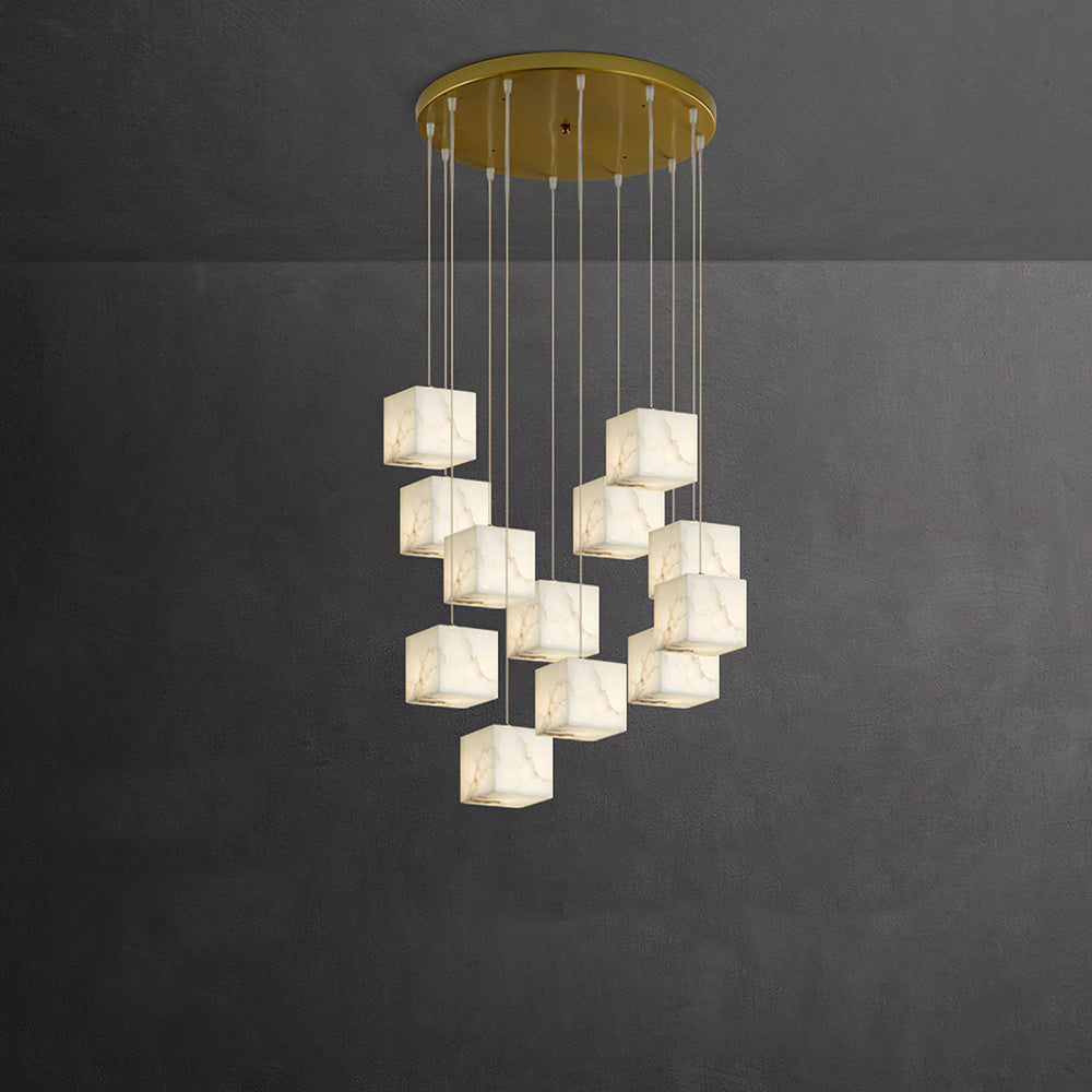 Modern Artistic Geometric Shape Elegant Hanging Light Fixture - Lumpaz