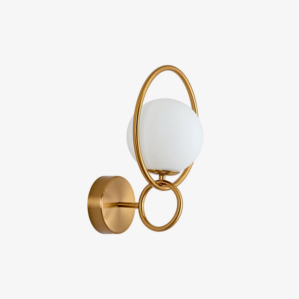 Fort Halo Gold Wall Light - Lumpaz