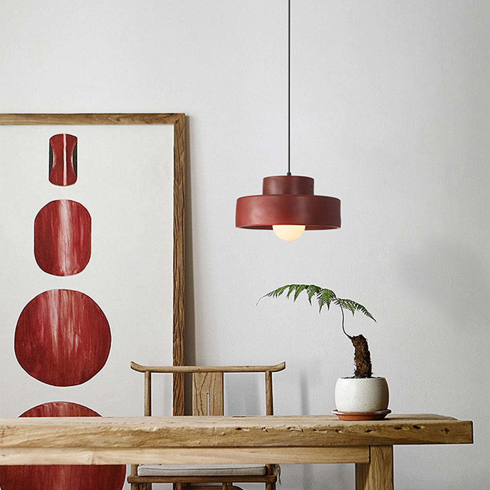 Nordic Geometric Cylindrical Pendant Lighting - Lumpaz