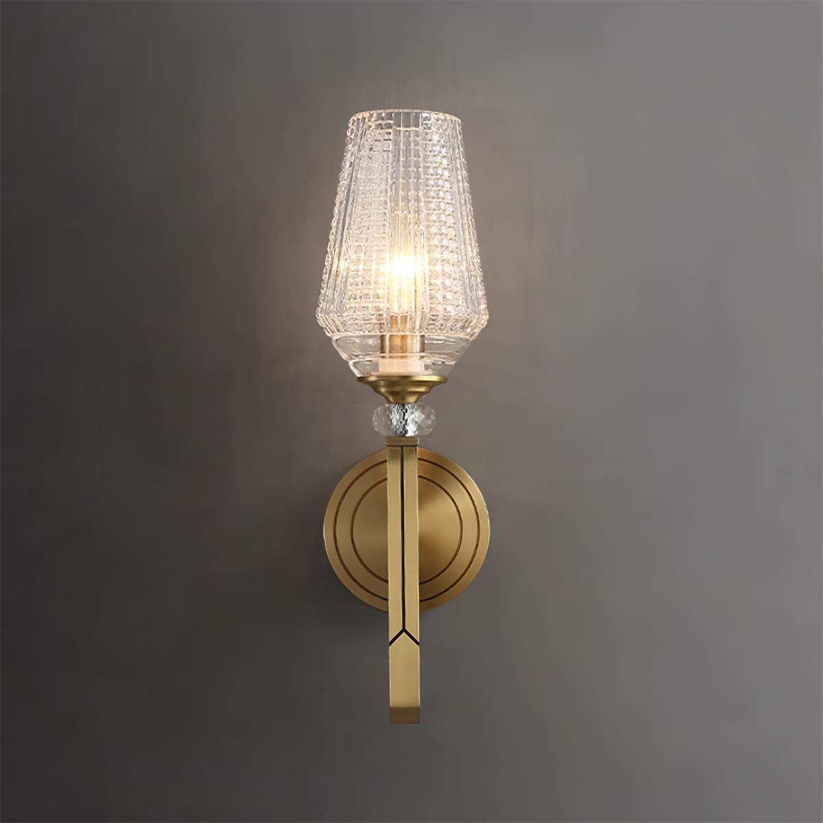 Devora Brass Wall Lamp - Lumpaz