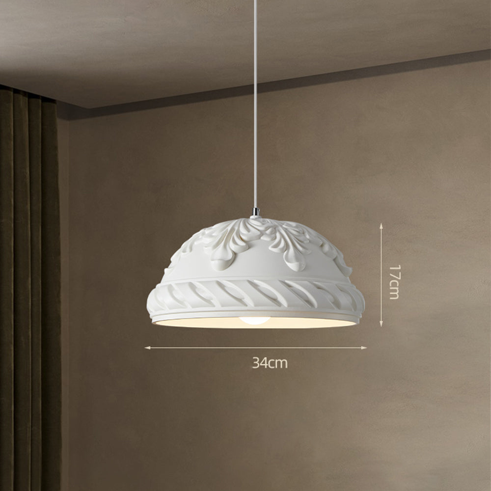 French Style Resin Retro Pendant Light - Lumpaz