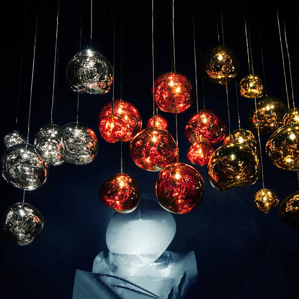 Modern Art Deco Irregular Bubble Pendant Light For Dining Room - Lumpaz