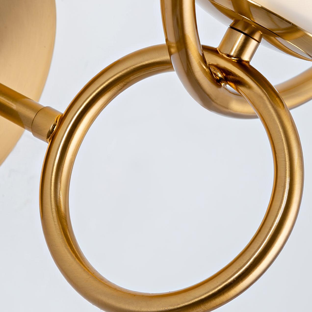 Fort Halo Gold Wall Light - Lumpaz