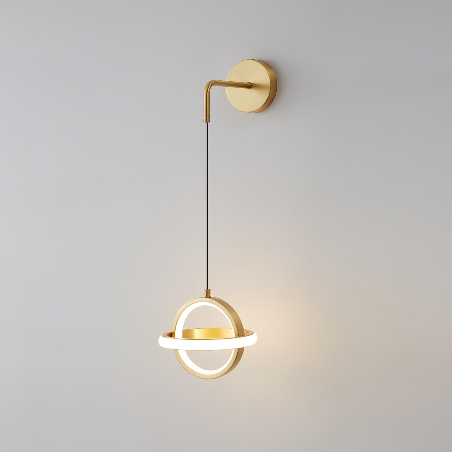 Oval Brass Wall Light - Lumpaz